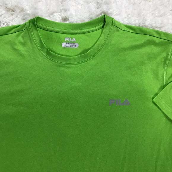 Men’s lightweight Green Fila T-Shirt Size XL EUC - Picture 3 of 5
